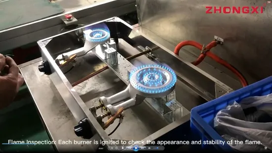 Factory Cheap Price Africa Market Model Double Beehive Burner Table Top Tempered Glass Gas Stove